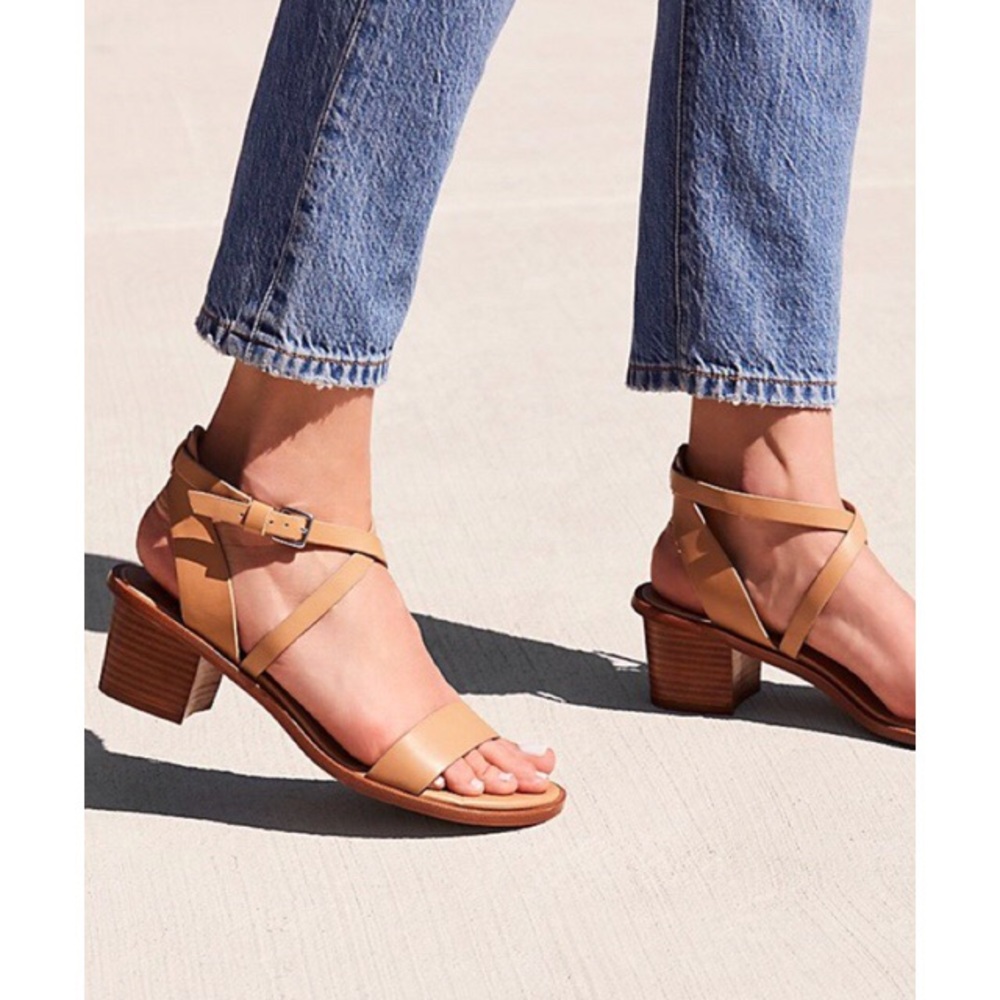 Free People Summer Solstice Block Heel 9.5